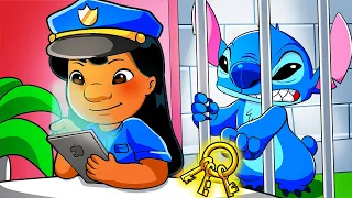 Lilo Stitch 2025 Animation Stitch Escapes From Prison Lilo Police Find Him Quickly 