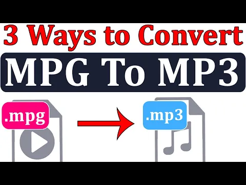 Download MP3 [3 Ways] MPG To MP3 Converter || How to Convert MPG To MP3 File in Hindi By Mukesh Burdak