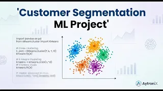 Customer Segmentation using MACHINE LEARNING Python Project Showcase