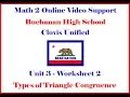 Math 2 Unit 3 WS 2 Homework Help Morgan