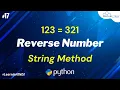 Python Program to Reverse a Number Using String Method Hindi