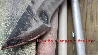 How to sharpen a Tracker knife
