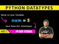 Data types in python python for beginners Python Tutorial in tamil