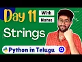 Day 11 Strings in Python Python Course in Telugu Vamsi Bhavani