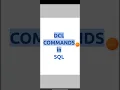 DCL Commands in SQL
