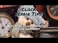 Clock Repair Tip Adjusting Clock Chime Hammers