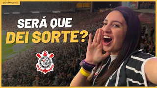 Fui no jogo do CORINTHIANS. Será que dei sorte?