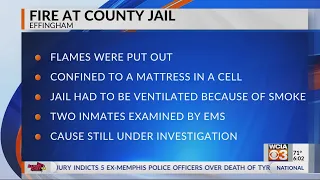 Two inmates hurt in fire at Effingham County Jail