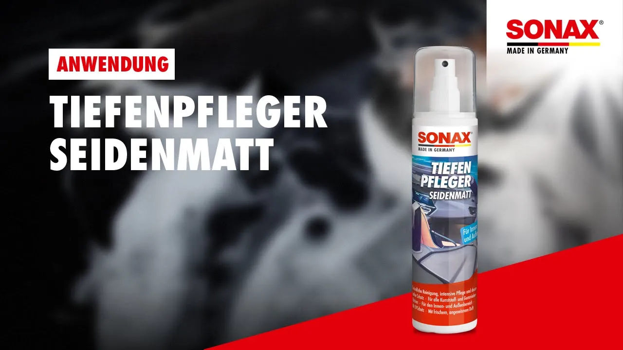 Anwendung SONAX TiefenPfleger seidenmatt