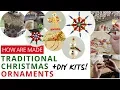 How To Make Traditional Christmas Tree Czech Glass Ornaments DIY Decoration Gifts