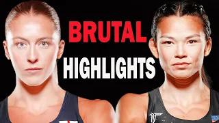 Dakota Ditcheva VS Sumiko Inaba Brutal Knockout FULL FIGHT HIGHLIGHTS 2025 