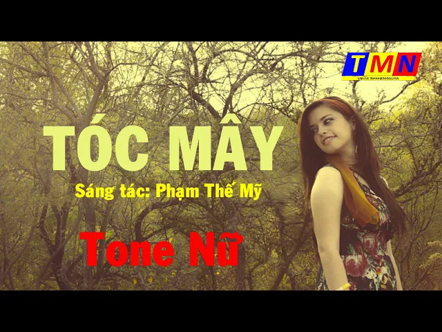 [KARAOKE] Tóc mây (Phạm Thế Mỹ Pre.75) – Tone Nữ (C#) – #coverbytmn