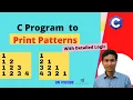 C Program to Print Pattern - 8 Logic Program C Programming Dilip Kumar Gangwar