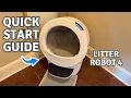 Cat Litter Robot 4 Set up and Quick Start Guide Review