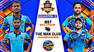 LIVE QUARTER-2 THE MAN CLUB vs MST 3RD ALL ODISHA FCC CUP-2025 SUNDARGARH