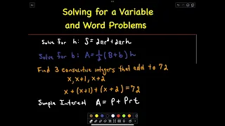 2 4 PreAlgebra Problem Solving and Word Problems