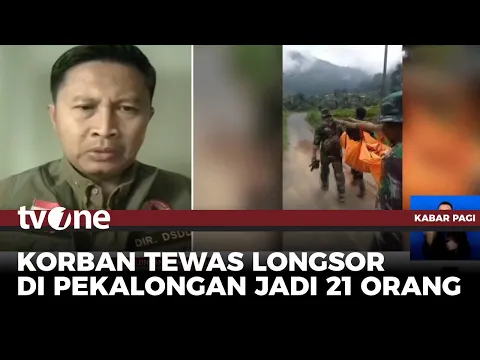 Update Bencana Longsor Pekalongan: 21 Orang Meninggal