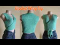 How to Crochet wrap or back tie
