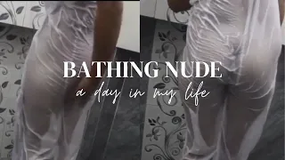 hot figure indian aunty nude bathing vlog naked bathing video