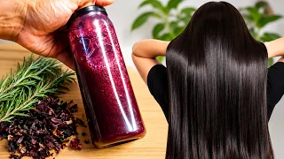 Mezcla esto en tu shampoo y tu cabello no parará de crecer 😱¡no lo uses mucho es muy potente
