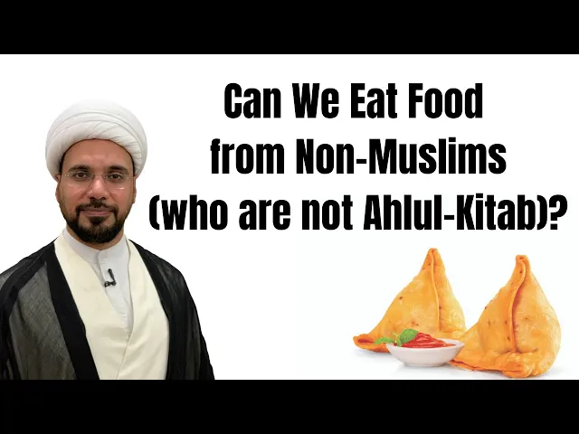 ⁣Can We Eat Food from non-Muslims (who are not Ahlul Kitab)? | Sh. Mohammed Al-Hilli