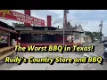 Rudys Country Store and BBQ - The worst BBQ in Texas