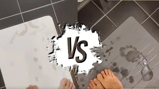 Compared Amilutuo VS Earthstone Diatomaceous Earth Bath Mats