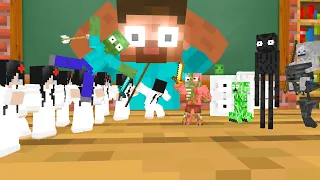 monster school tiny sadako challenge minecraft animation