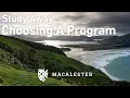 How do I choose a Study Away program