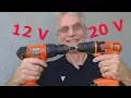 Black Decker 20V Lithium Max Drill Versus 12V Cordless