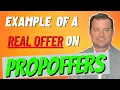 Placing an Offer on a Foreclosure using Propoffers - Behind the Scenes Real Offer