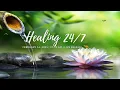 Download Lagu Bamboo Water Fountain Healing 24/7 Relaxing music with the sounds nature Bamboo Water Fountain BGM