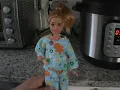 Stacie sized doll pajamas Etsy package review
