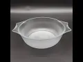 Vintage Pyrex Clear Glass Round Casserole Dish Bowl 19 cm Diameter eBay Demo