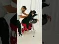 Chair massage focuses on the neck shoulders arms and back reducing stress and tension