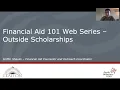 Financial Aid 101 Reporting Outside Scholarships