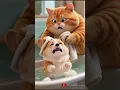 Download Lagu Monkey Blames Corgi — But Orange Cat’s Spring Trap Sends Him Flying! 🐒💥🎨  #cutdog #funny #cat MP3