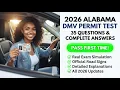 Complete Alabama DMV Permit Test Prep Guide 2026