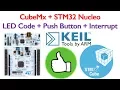 STM32 Nucleo Tutorial 2 - Interrupt PUSH Button and LED code generation using STM32CubeMx