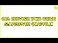 GIS Serving WMS using MapServer Mapfile
