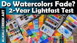 Download Do Watercolors Fade in Sunlight  2 YEARS Lightfast Testing of 7 Brands MP3