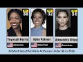 29 Most Beautiful Black Actresses Under 40 in 2026 Hollywood