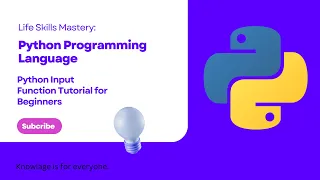 Python Input Function Tutorial for Beginners Getting User Input and Performing Calculations