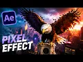 After Effects Pixel Effect Tutorial - Add Anything Into Any Scene