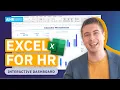 How to build an Interactive HR Dashboard in Excel HR Analytics in Excel 2025