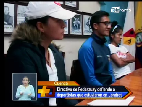 Directivo de Fedeazuay defiende a deportistas que estuvieron en Londres