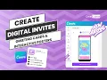 New eCard App in Canva Create Digital Invitations Greeting Cards Interactive Posters