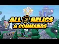 ALL Relics Relic Commands for Roblox BedWars