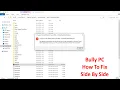 HOW TO FIX SIDE BY SIDE BULLY PC