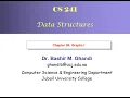 Chapter 8 Graphs Part 1A